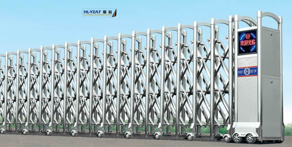 不銹鋼電動伸縮門13