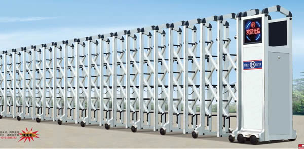 不銹鋼電動(dòng)伸縮門(mén)9