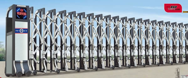 不銹鋼電動伸縮門22